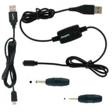 Автомобильное зарядное устройство Energizer LCHEC21CCMNO2, 1A, microUSB кабель+2 переходника Nokia