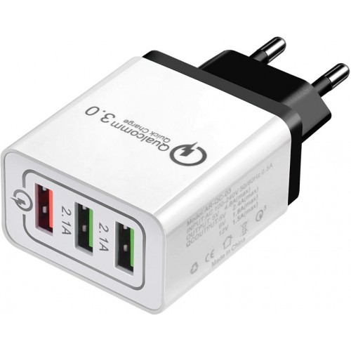 Быстрое зарядное устройство QC3.0 Lieve AR-QC-03, 3xUSB (2x5V, 1x5V, 9V, 12V)