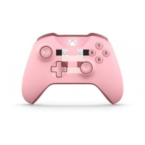 Геймпад Беспроводной Microsoft MINECRAFT PIG розовый для Xbox One (WL3-00053)