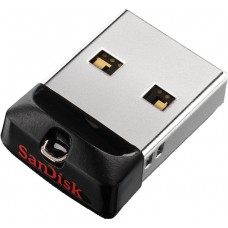 Накопитель USB 2.0 16Gb Sandisk Cruzer Fit SDCZ33-016G-G35 черный
