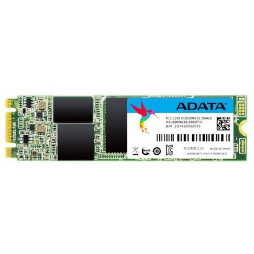 Накопитель 256 ГБ SSD M.2 ADATA SU800 [ASU800NS38-256GT-C]