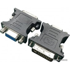 Переходник DVI(M)-VGA Cablexpert black (A-DVI-VGA-BK)