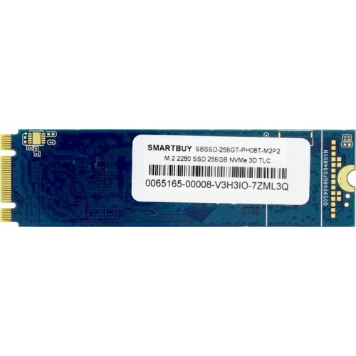 Накопитель SSD Smartbuy 256Gb (SBSSD-256GT-PH08T-M2) Stream E8T M.2 2280, NVMe 3D (чт.1500MB/s, зап.720MB/s)