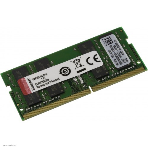 Память Kingston DDR4 16GB (PC4-21300) 2666MHz DR x8 SO-DIMM