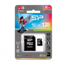 Память microSDXC 128Gb Class10 Silicon Power SP128GBSTXBU1V10SP + adapter Card Reader
