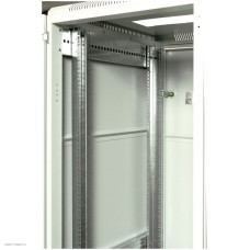 Шкаф телекоммуникационный напольный 18U (600x600) дверь стекло (2 места)