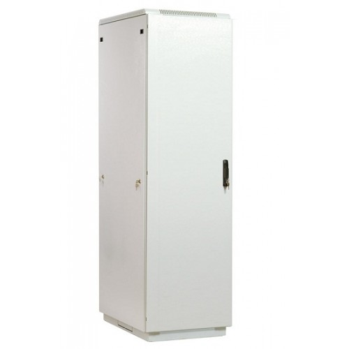 Шкаф телекоммуникационный напольный 42U (600x800) дверь металл (3 места)