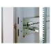 Шкаф телекоммуникационный напольный 42U (800x1000) дверь перфорированная 2 шт. (3 места)