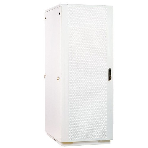 Шкаф телекоммуникационный напольный 42U (800x1000) дверь перфорированная 2 шт. (3 места)