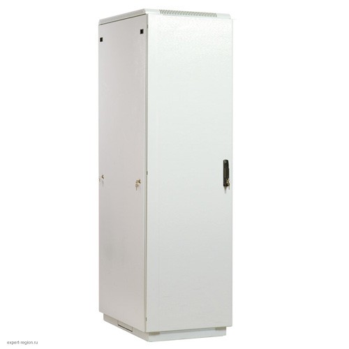 Шкаф телекоммуникационный напольный 42U (600x600) дверь металл (3 места)
