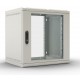 Шкаф телекоммуникационный настенный 15U (600х650) дверь стекло