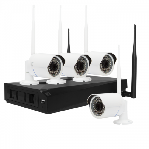 Комплект IP видеонаблюдения 4 канала ST-400-WF