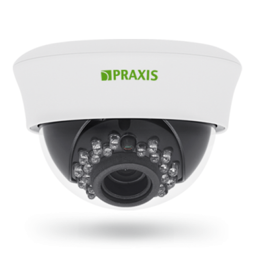 Купольная IP камера Praxis PP-7141IP 2.8-12 A/SD