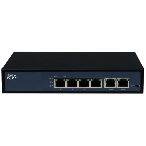 PoE коммутатор RVi-1NS04F-2T