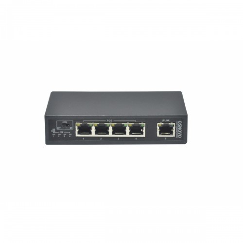 PoE коммутатор Fast Ethernet на 5 портов Osnovo SW-20500/B (ver.2)