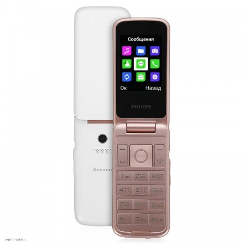 Мобильный телефон PHILIPS Xenium E255,  белый