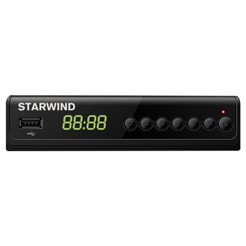 Ресивер DVB-T2 STARWIND CT-280,  черный