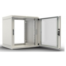 Шкаф телекоммуникационный настенный 9U, 600x500мм, В=500мм, дверь стекло