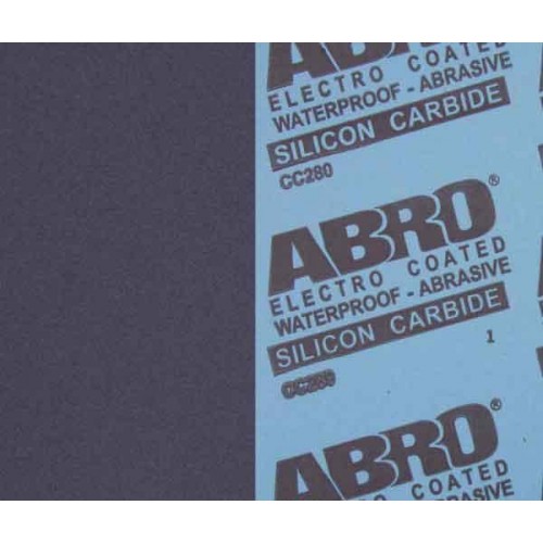 Наждачная бумага ABRO зерн. 280 лист 237*280мм водостойкая