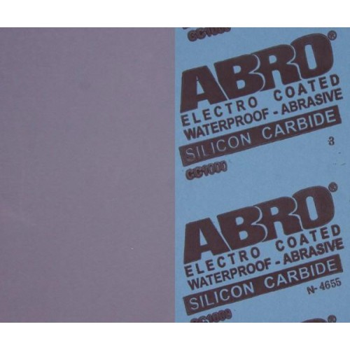 Наждачная бумага ABRO зерн.1000 лист 244*280мм водостойкая