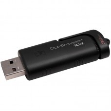 Флеш-диск USB 32Gb, Kingston (DT104/32GB) Черный