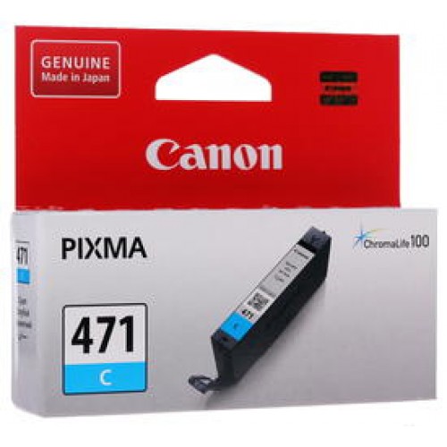 Картридж-чернильница CLI-471C Canon Pixma MG5740/MG6840/MG7740 Cyan (0401C001)