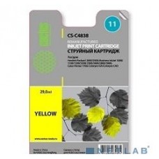 Картридж C4838 (№11) HP DJ 2000/2500 Business InkJet 1000/2200/3000 Yellow (Cactus) 29 мл