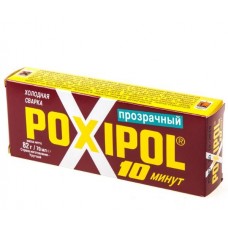 Холодная сварка POXIPOL 10 мин прозрачный красная коробка 70 мл