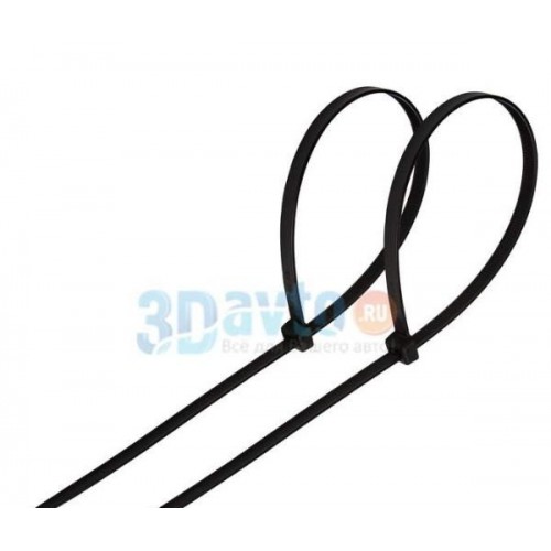Хомуты-стяжки  300х4.8 мм REXANT кабельные нейлон (пластик) Черные min100шт