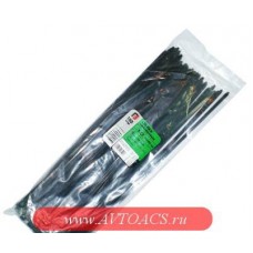 Хомуты-стяжки  400х8.0 мм (7,6 мм) REXANT кабельные нейлон (пластик) Черные min100шт