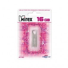 Флеш-диск USB 16Gb, Mirex Intro, Металл