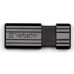 Флеш-диск USB 32Gb, Verbatim  PinStripe, Черный 49064