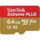 Флеш карта microSD 64GB SanDisk microSDXC Class 10 SDSQXBZ-064G-GN6MA