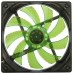 Вентилятор 120x120mm, GameMAX GMX-WF12G 1100rpm/втулка/23.4dBa/3+4 пин/25мм, зелен.подсветка