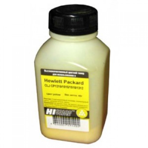 Тонер  HP CP1210/15/1510/18/CM1312MFT Chemical Toner 45g, Bottle, Yellow TONEX