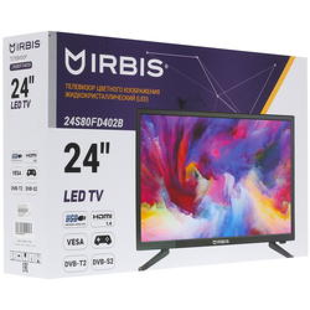 Телевизор диагональ 24 см. Телевизор Irbis 24s80hd401b 24