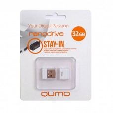 Накопитель QUMO 32GB NANO [QM32GUD-NANO-W] White