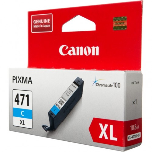 Картридж-чернильница CLI-471XLC Canon Pixma MG5740/MG6840/MG7740 Cyan (0347C001)
