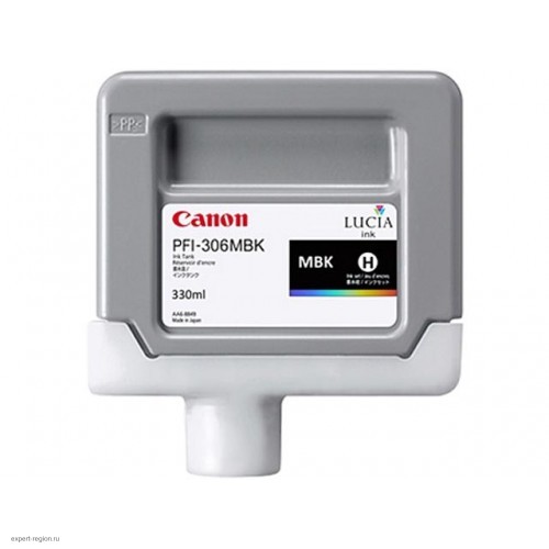 Картридж-чернильница PFI-306MBK Canon iPF8400/iPF9400 Matte Black 330мл (6656B001)