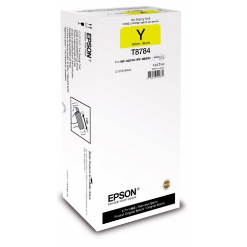Картридж T878440 Epson WorkForce Pro WF-R5190DTW/WF-R5690DTWF Yellow (425.7мл)