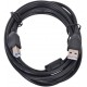 Кабель Bion USB2.0, AM/BM, зол.разъемы, ферр.кольца, 3м.