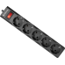 Сетевой фильтр Defender ES largo 1.8 черный, 1,8 м, 5 розеток