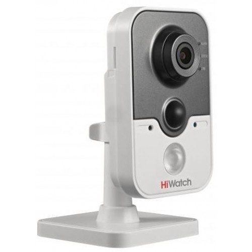 Видеокамера IP HIKVISION HiWatch DS-I114,  720p,  4 мм,  белый