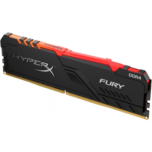 Оперативная память 8Gb DDR4 2666MHz Kingston HyperX Fury RGB (HX426C16FB3A/8)