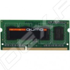 Оперативная память DDR3 SODIMM QUMO 4GB QUM3S-4G1600C11 PC3-12800, 1600MHz