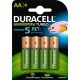 Аккумулятор Duracell Rechargeable HR6-4BL AA NiMH 2500mAh (4шт)