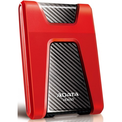 Внешний жесткий диск 1Tb ADATA HD650 Red (AHD650-1TU31-CRD)