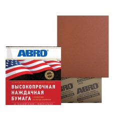 Наждачная бумага на тканевой основе ABRO универсальная 180