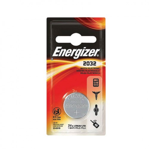 Батарейка ENERGIZER, CR 2032, литиевая, 1 шт., в блистере, E301021301