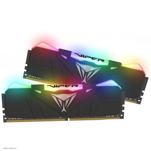 Оперативная память 16Gb DDR4 2666MHz Patriot Viper RGB (PVR416G266C5K) (2x8Gb KIT)